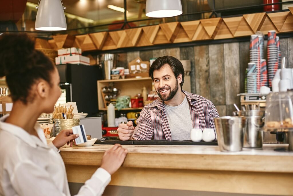 The best way to find yourself is to lose yourself in the service of others. Small business, payment